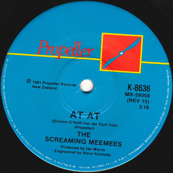 The Screaming Meemees : Sunday Boys (7", Single, Ltd)