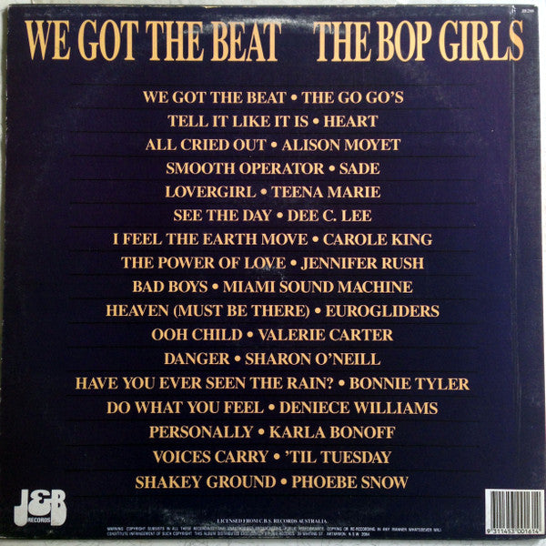 Various : We Got The Beat: The Bop Girls (LP, Comp)