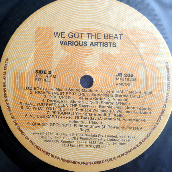 Various : We Got The Beat: The Bop Girls (LP, Comp)