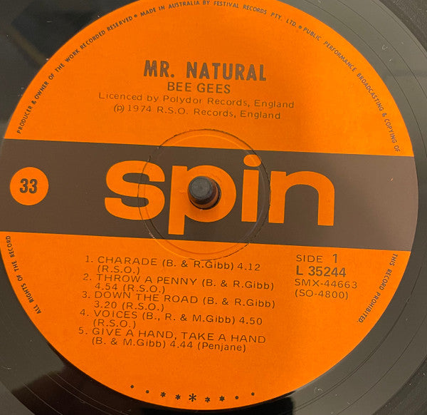 Bee Gees : Mr. Natural (LP, Album)