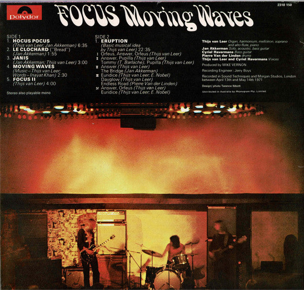 Focus (2) : Moving Waves (LP, Album)