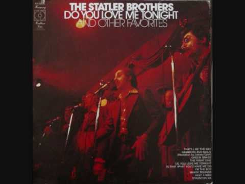 The Statler Brothers : Do You Love Me Tonight And Other Favorites (LP, Comp)