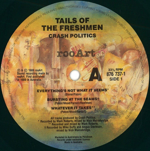 Crash Politics : Tails Of The Freshmen? (LP, MiniAlbum, Dar)