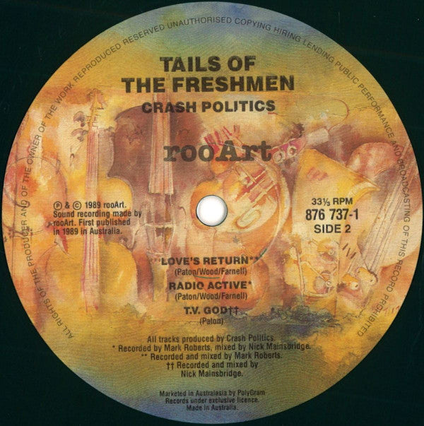 Crash Politics : Tails Of The Freshmen? (LP, MiniAlbum, Dar)