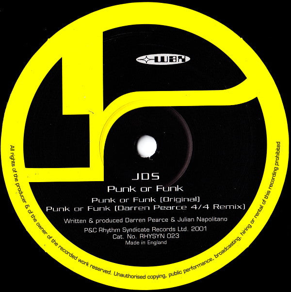 JDS : Punk Or Funk (12")