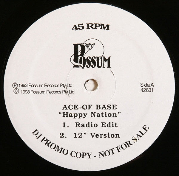 Ace Of Base / Captain Hollywood Project : Happy Nation / All I Want (12", Ltd, Promo)