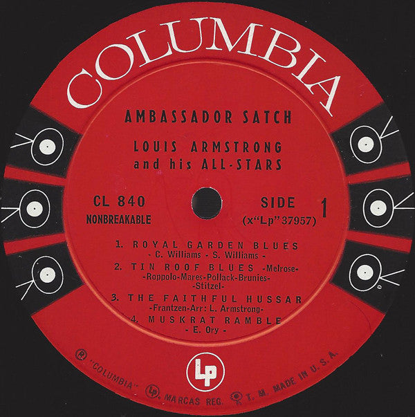 Louis Armstrong And His All-Stars : Ambassador Satch (LP, Album, Mono)