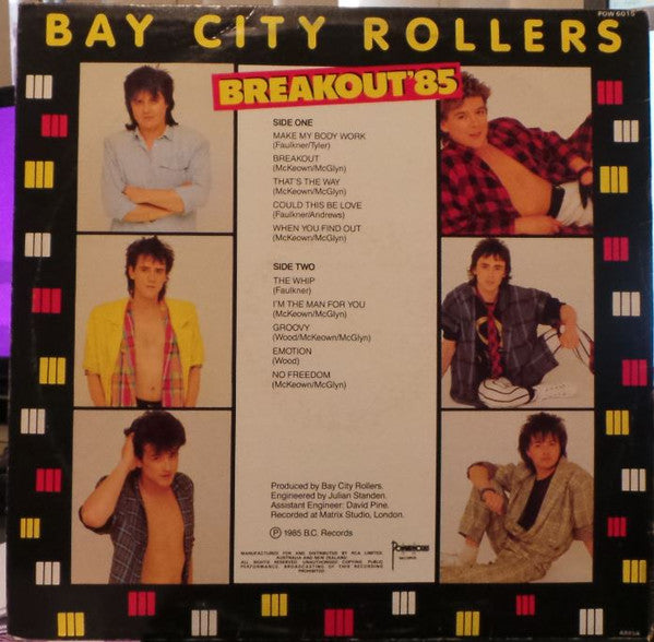 Bay City Rollers : Breakout '85 (LP, Album)