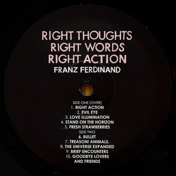 Franz Ferdinand : Right Thoughts, Right Words, Right Action (LP, Album, 180)