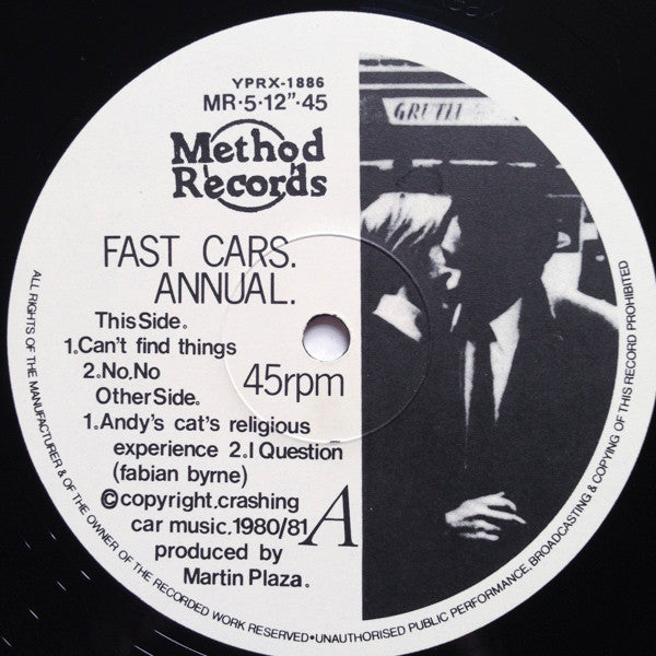 Fast Cars (2) : Annual (12", EP)