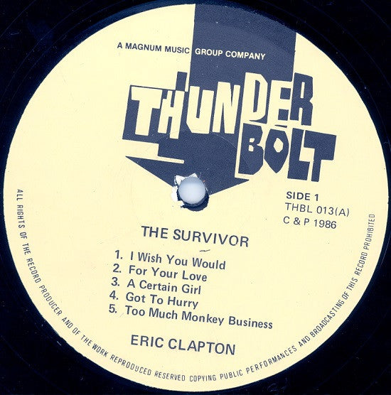 Eric Clapton : The Survivor (LP, Comp)