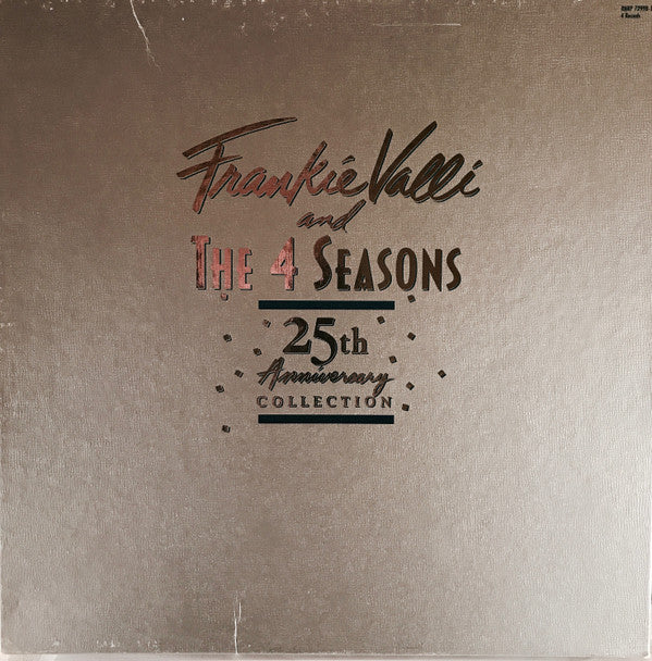 Frankie Valli And The Four Seasons : 25th Anniversary Collection (4xLP, Comp, All)