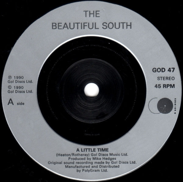 The Beautiful South : A Little Time (7", Single)