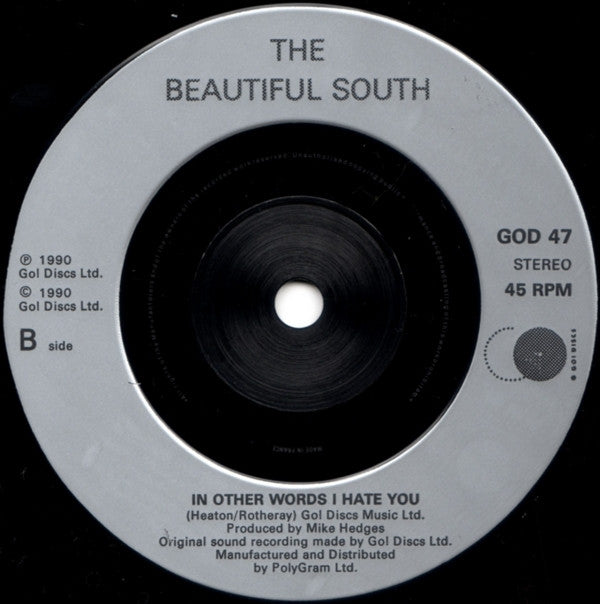 The Beautiful South : A Little Time (7", Single)