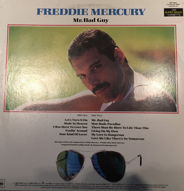 Freddie Mercury : Mr. Bad Guy (LP, Album)