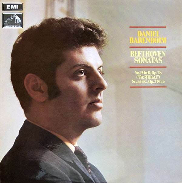 Ludwig van Beethoven, Daniel Barenboim : Sonatas No.15 In D, Op.28 ("Pastoral") / No.3 In C, Op.2 No.3 (LP)