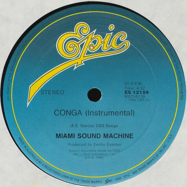 Miami Sound Machine : Conga (12")