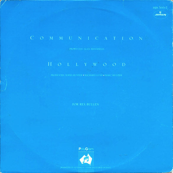 Marc Hunter : Communication (7")