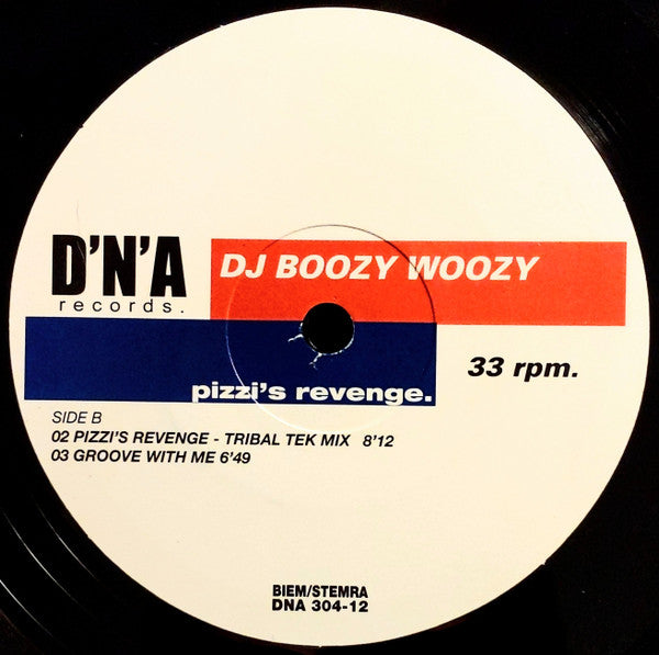 DJ BoozyWoozy : Pizzi's Revenge. (12")