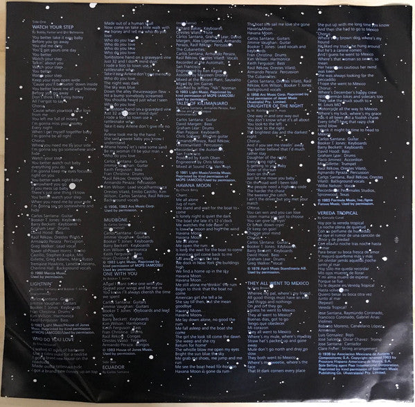 Carlos Santana : Havana Moon (LP, Album)