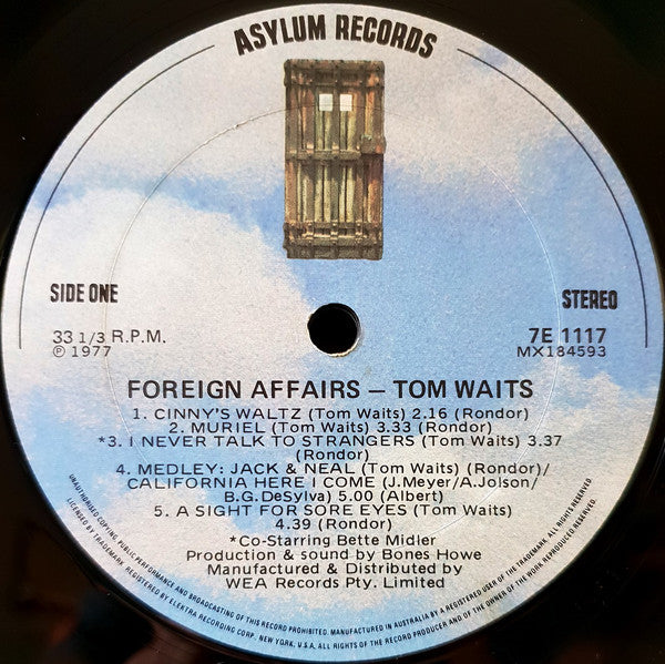 Tom Waits : Foreign Affairs (LP, Album)