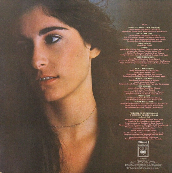 Karla Bonoff : Karla Bonoff (LP, Album)