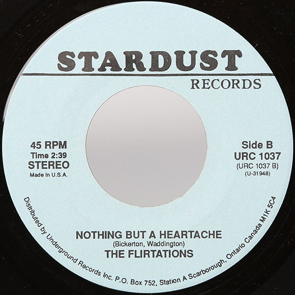 Hedgehoppers Anonymous / The Flirtations : It's Good News Week / Nothing But A Heartache (7")