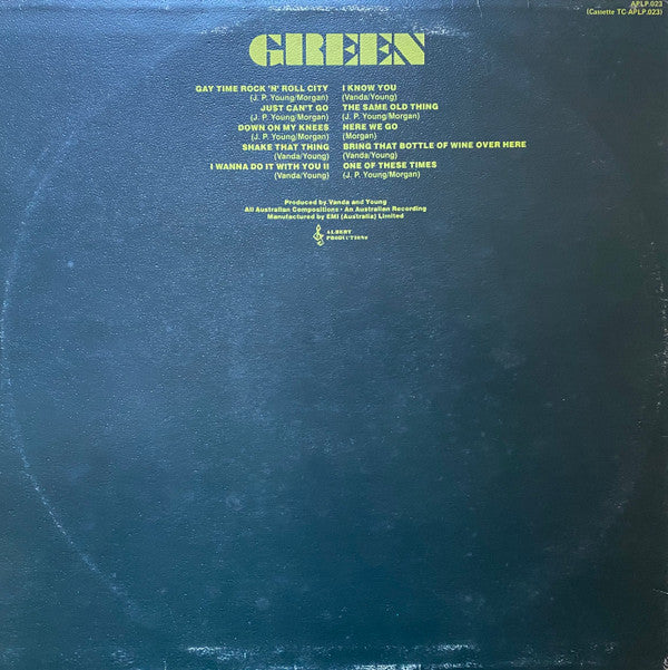 John Paul Young : Green (LP, Album)