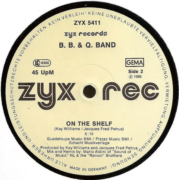 The Brooklyn, Bronx & Queens Band : Dreamer (No. 1 Remix) / On The Shelf (12")