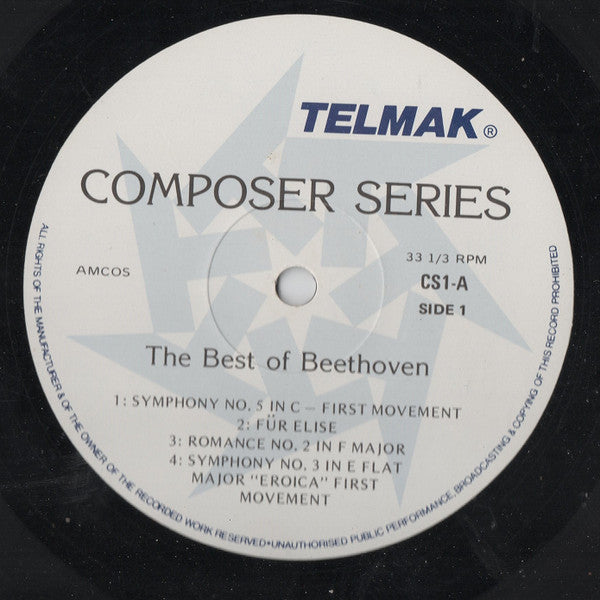 Ludwig van Beethoven : The Best Of Beethoven (LP, Comp)