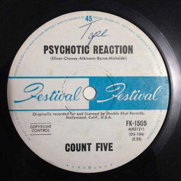 Count Five : Psychotic Reaction (7&quot;)