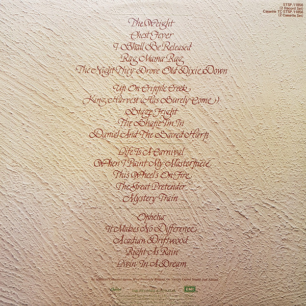 The Band : Anthology (2xLP, Comp, Gat)