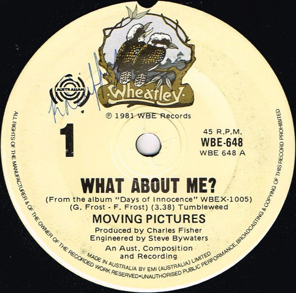 Moving Pictures (2) : What About Me? (7&quot;, Single, RP)