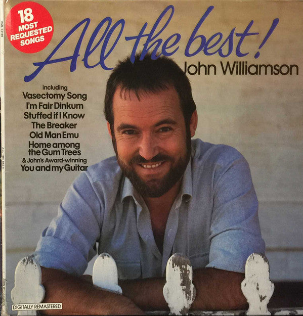 John Williamson : All The Best! (LP, Comp, RM, Gat)