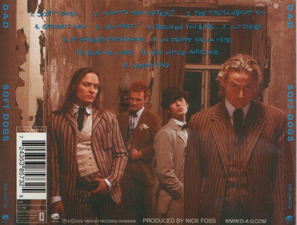 D-A-D : Soft Dogs (CD, Album)