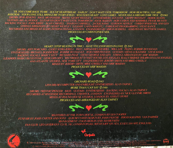 Leo Sayer : Have You Ever Been In Love (LP)