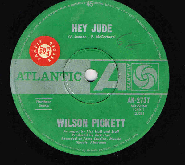 Wilson Pickett : Hey Jude (7&quot;, Single)