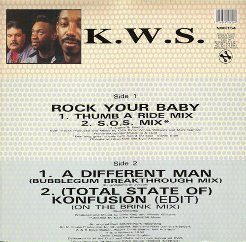 K.W.S. : Rock Your Baby (12")