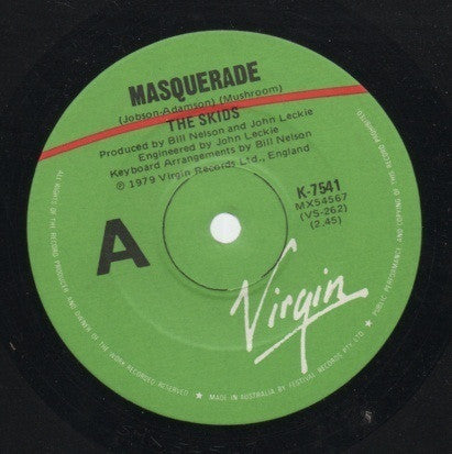 Skids : Masquerade (7", Single)