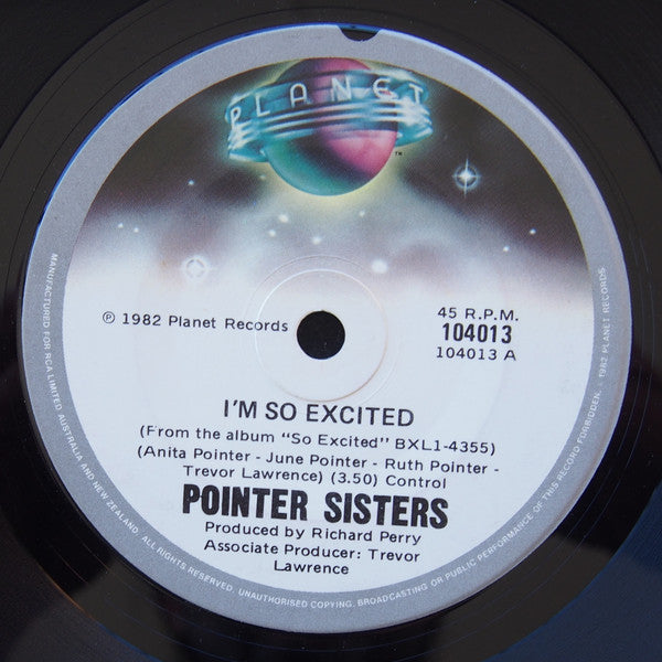 Pointer Sisters : I&#39;m So Excited (7&quot;)