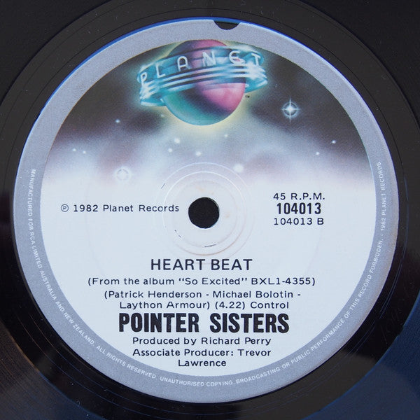 Pointer Sisters : I'm So Excited (7")