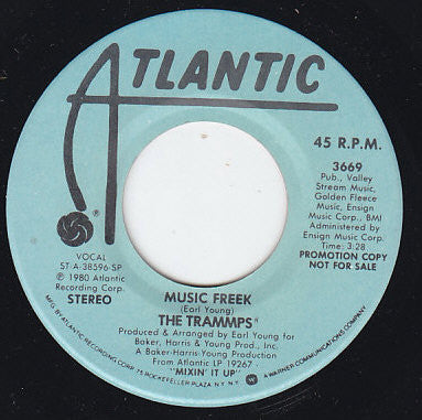 The Trammps : Music Freek (7", Mono, Promo)