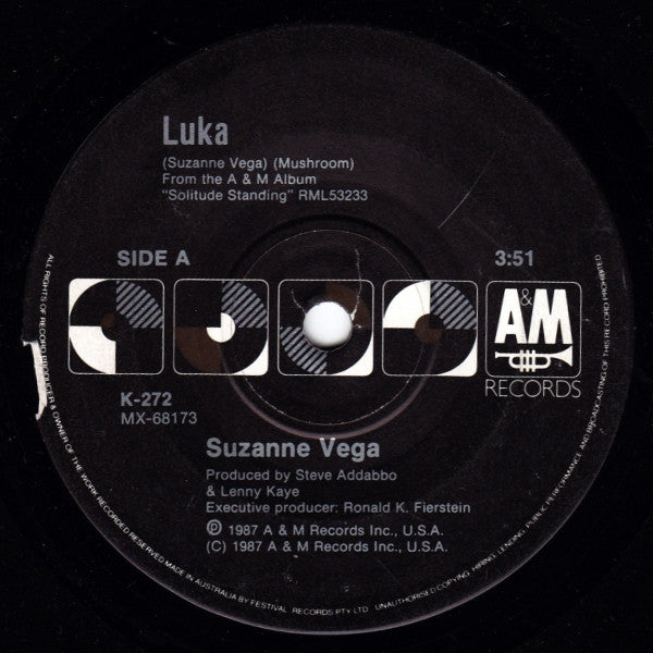 Suzanne Vega : Luka (7&quot;)