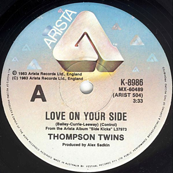 Thompson Twins : Love On Your Side (7")