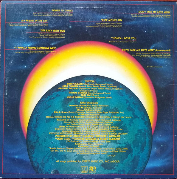 Switch (6) : Reaching For Tomorrow (LP, Album)
