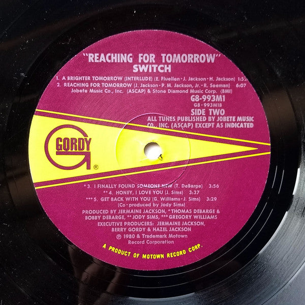 Switch (6) : Reaching For Tomorrow (LP, Album)