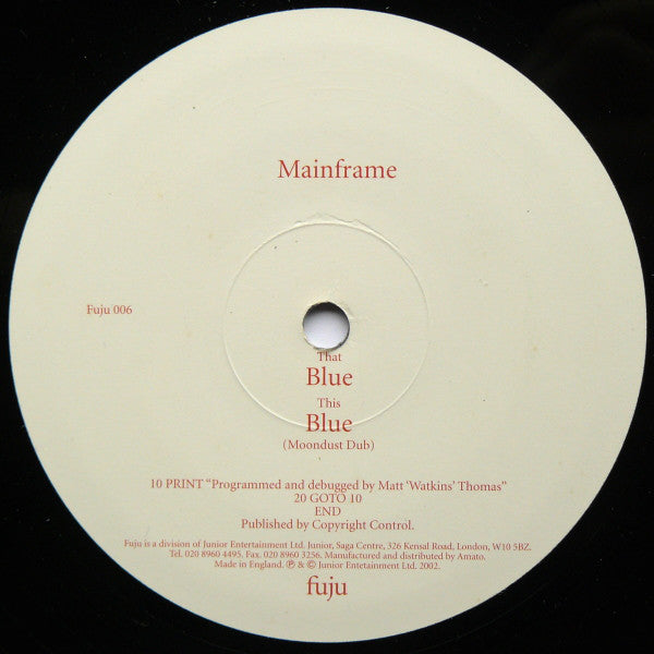 Mainframe : Blue (12")