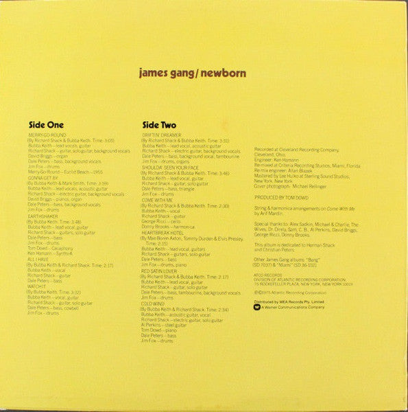 James Gang : Newborn (LP, Album)