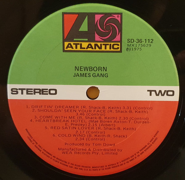 James Gang : Newborn (LP, Album)