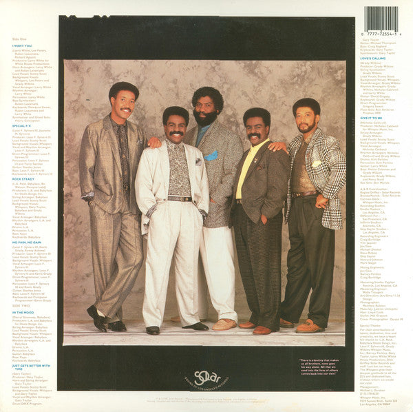 The Whispers : Just Gets Better With Time (LP, Album, All)